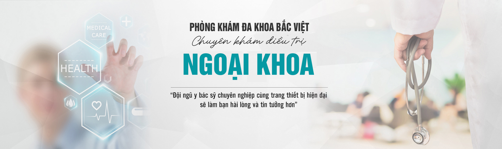 Các khoa tại phòng khám đa khoa Bắc Việt Hà Nội