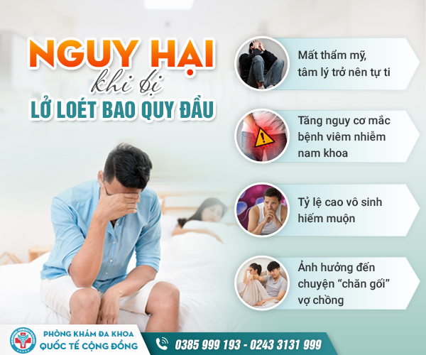 Bác sĩ chuyên khoa giải đáp: Lở loét bao quy đầu là do đâu?